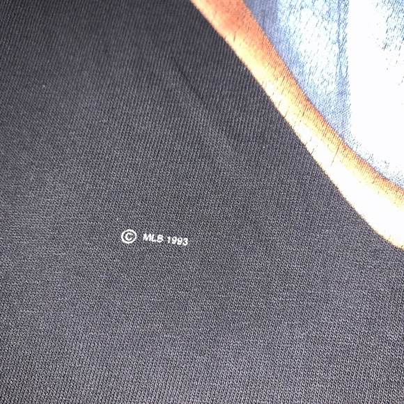 Vintage 1993 Cleveland Indians Salem Sportswear Chief Wahoo Single Stitch Shirt - Picture 3 of 4